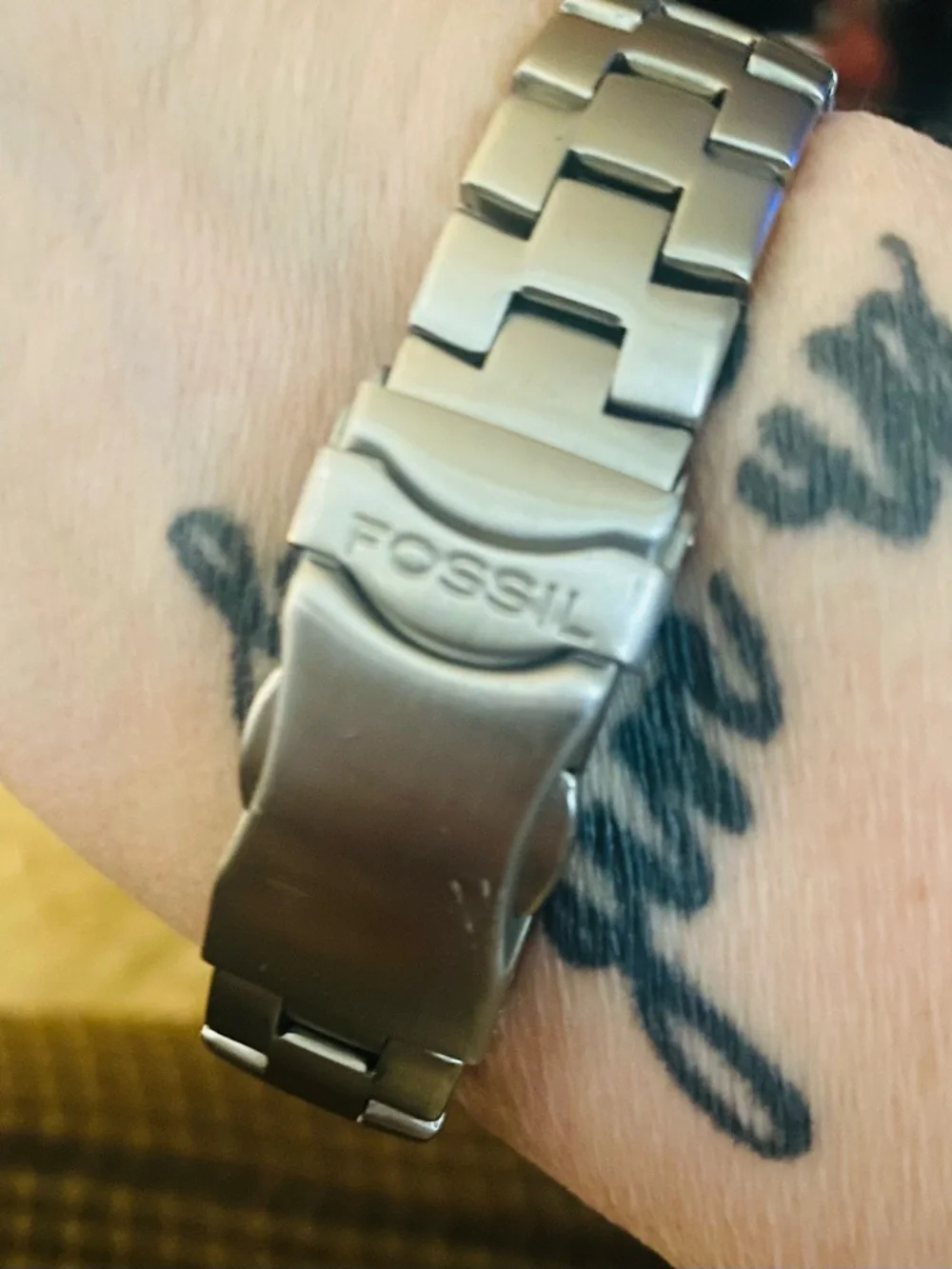 Vintage Fossil Big Tic model JR8313 BLUE faced women’s watch - Picture 2 of 2